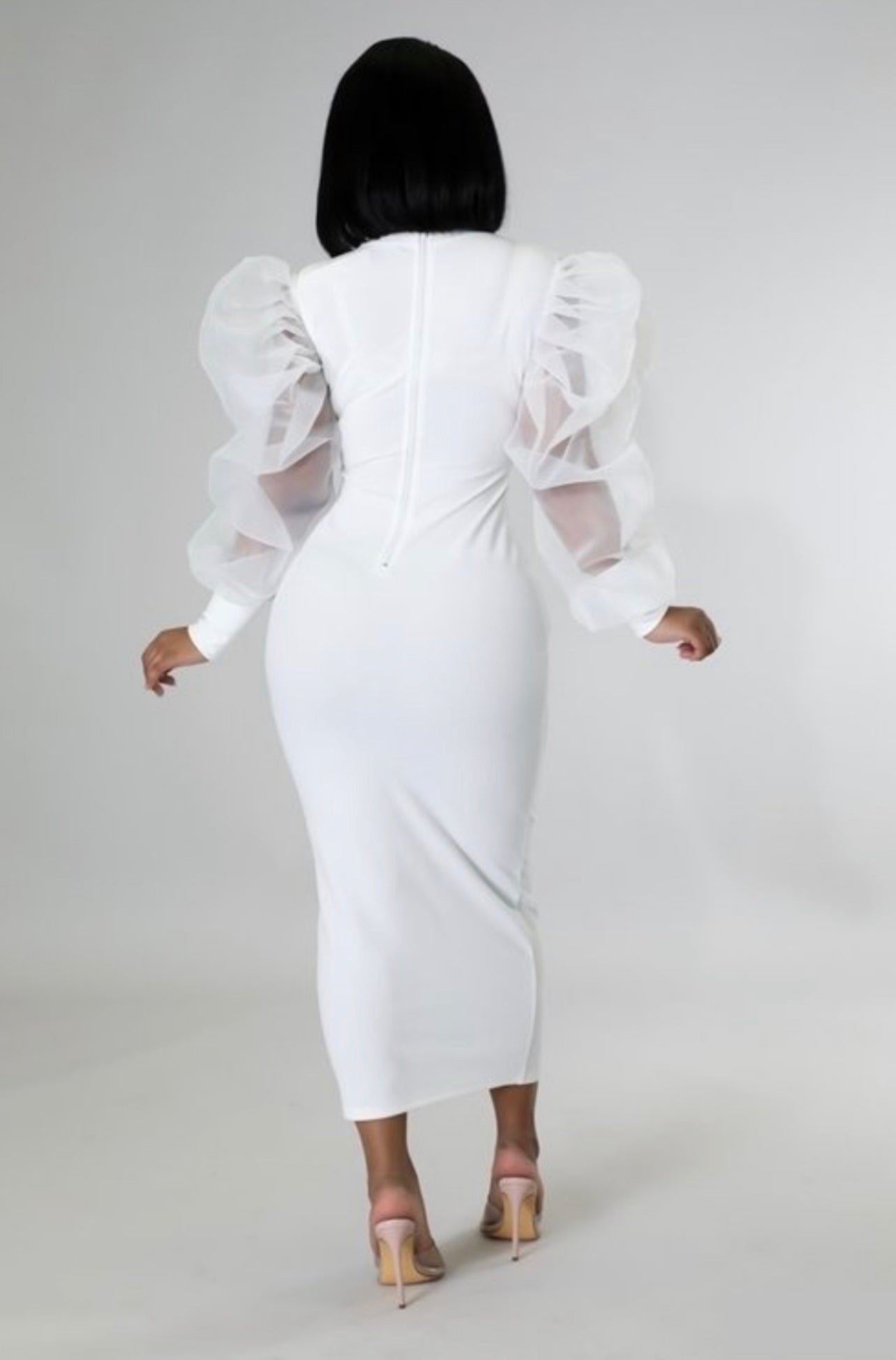 Elegance Glam | Dress (White)